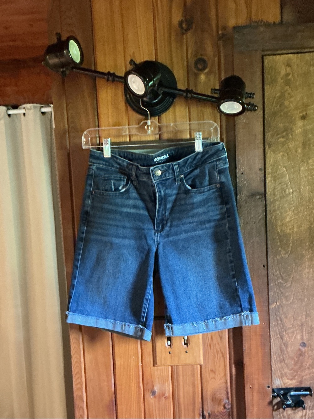 Sonoma Dark Blue Denim Bermuda Shorts